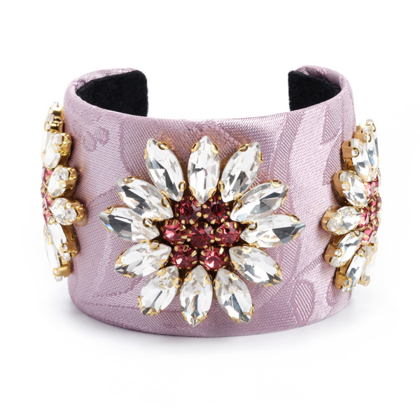 Violet Baroque metal cuff bracelet