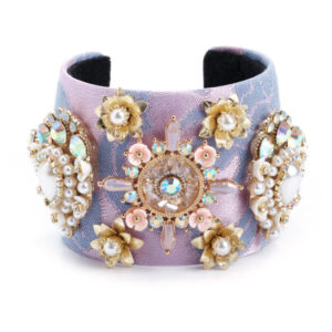 Violet Baroque metal cuff bracelet