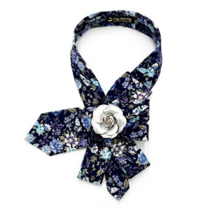 Neckerchief necktie flower pattern